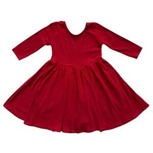 Vivie And Ash Red Twirl Dress Size 5T